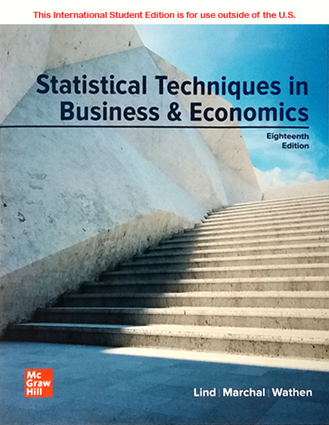 Statistical Techniques in Business and Economics 18th Edition