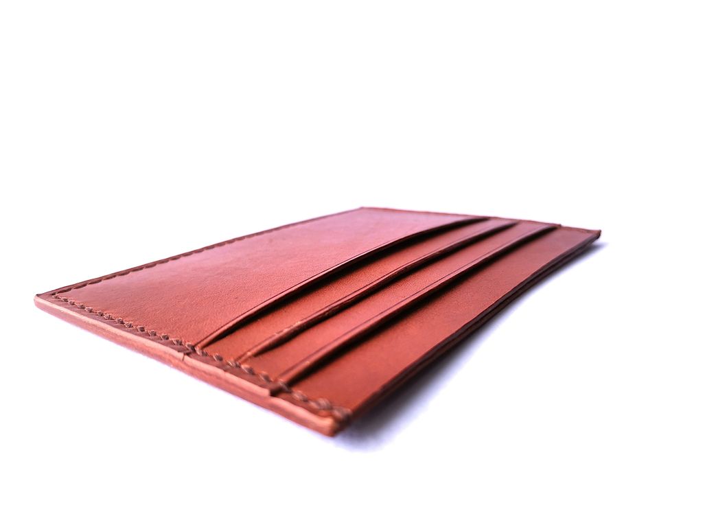 brown card holder