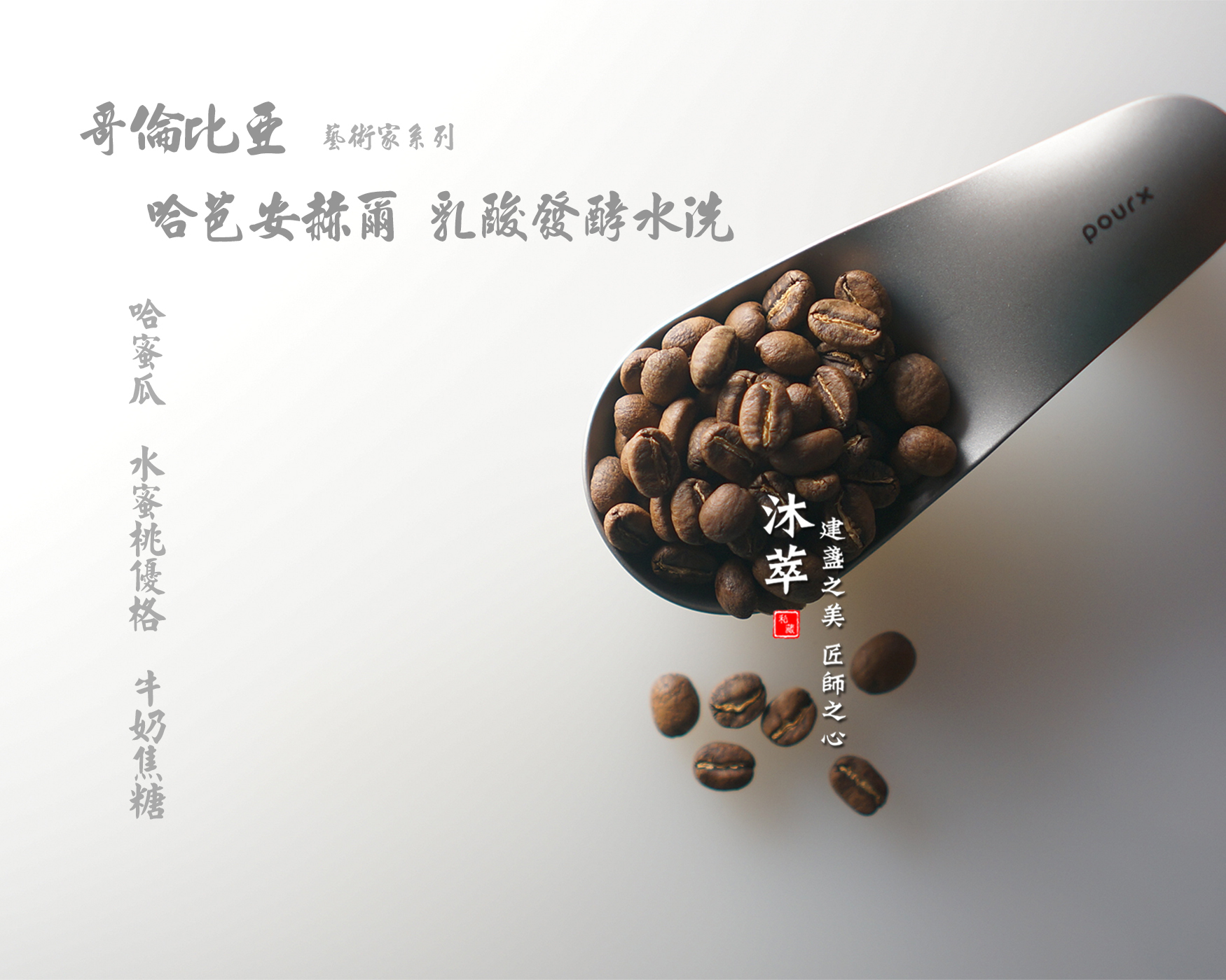 哥倫比亞 哈芭安赫爾 乳酸發酵水洗 藝術家系列-690