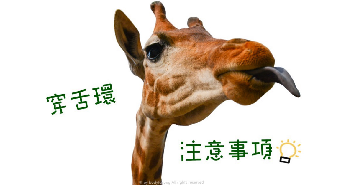 穿舌環後注意事項