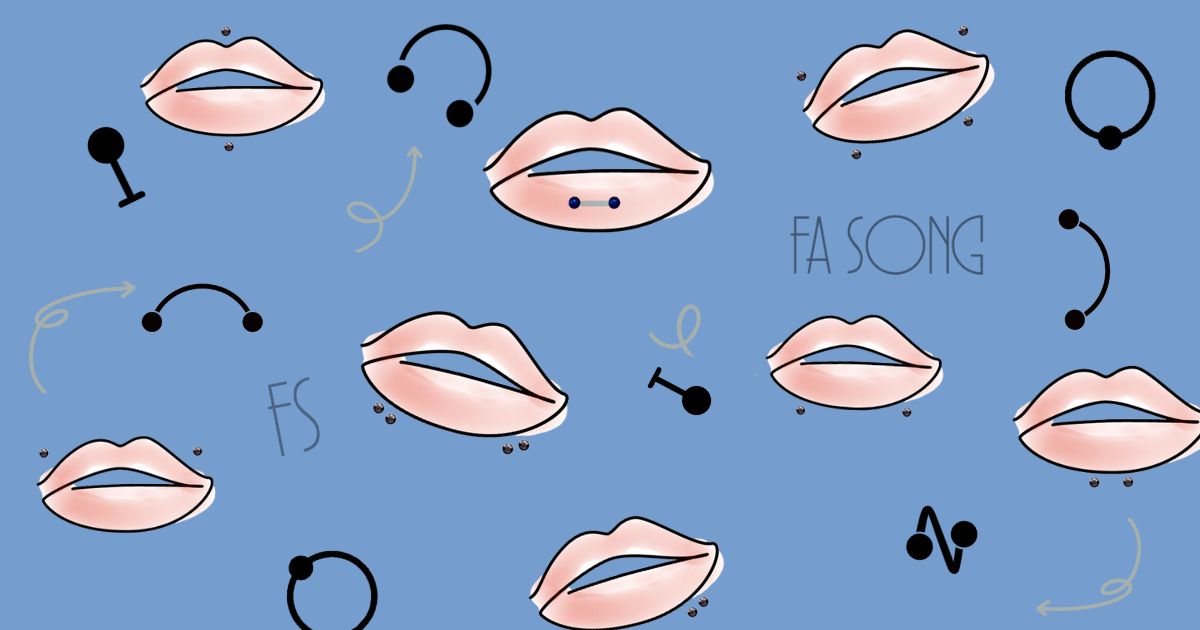 唇環位置、唇環款式及癒合時間(下)