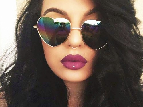 4mm鑽珠唇環-阿什利穿唇