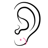 耳垂穿洞 ear pircing-Lobe