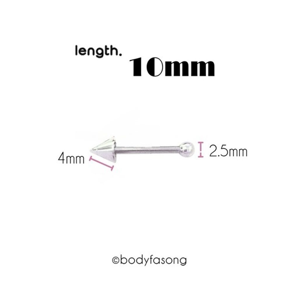 16G錐形耳針_長10mmx錐4