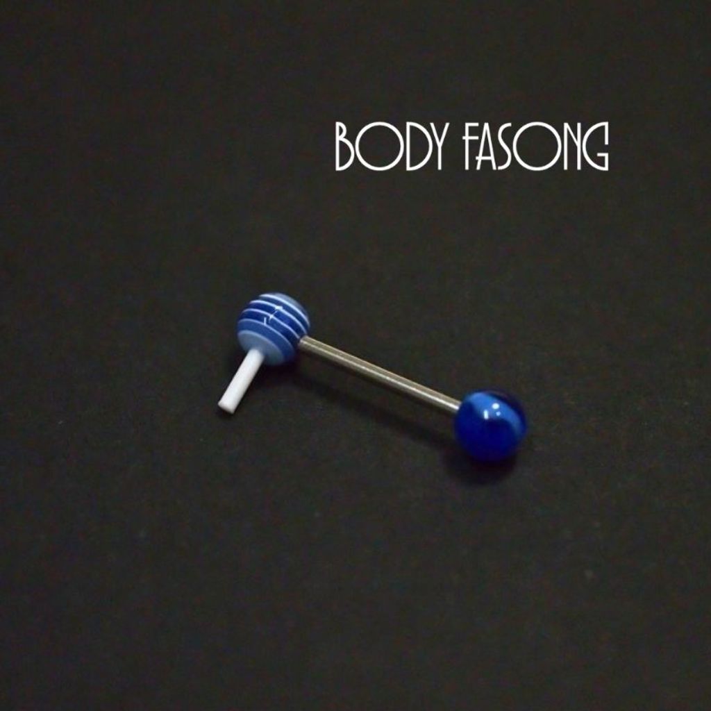 舌環 lovely lollipop-冰棒藍