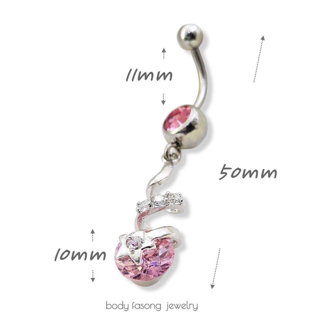 肚臍環 極緻 尺寸