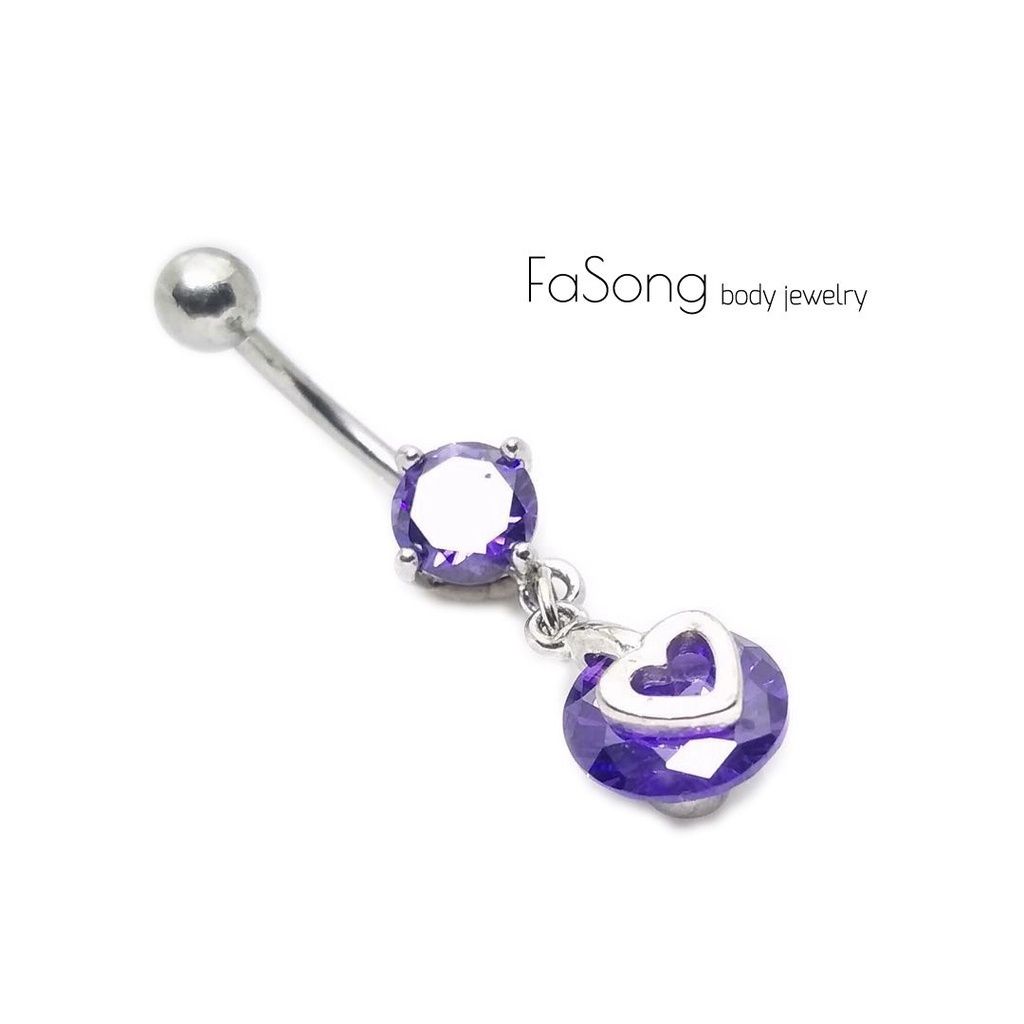 肚臍環 醉紫