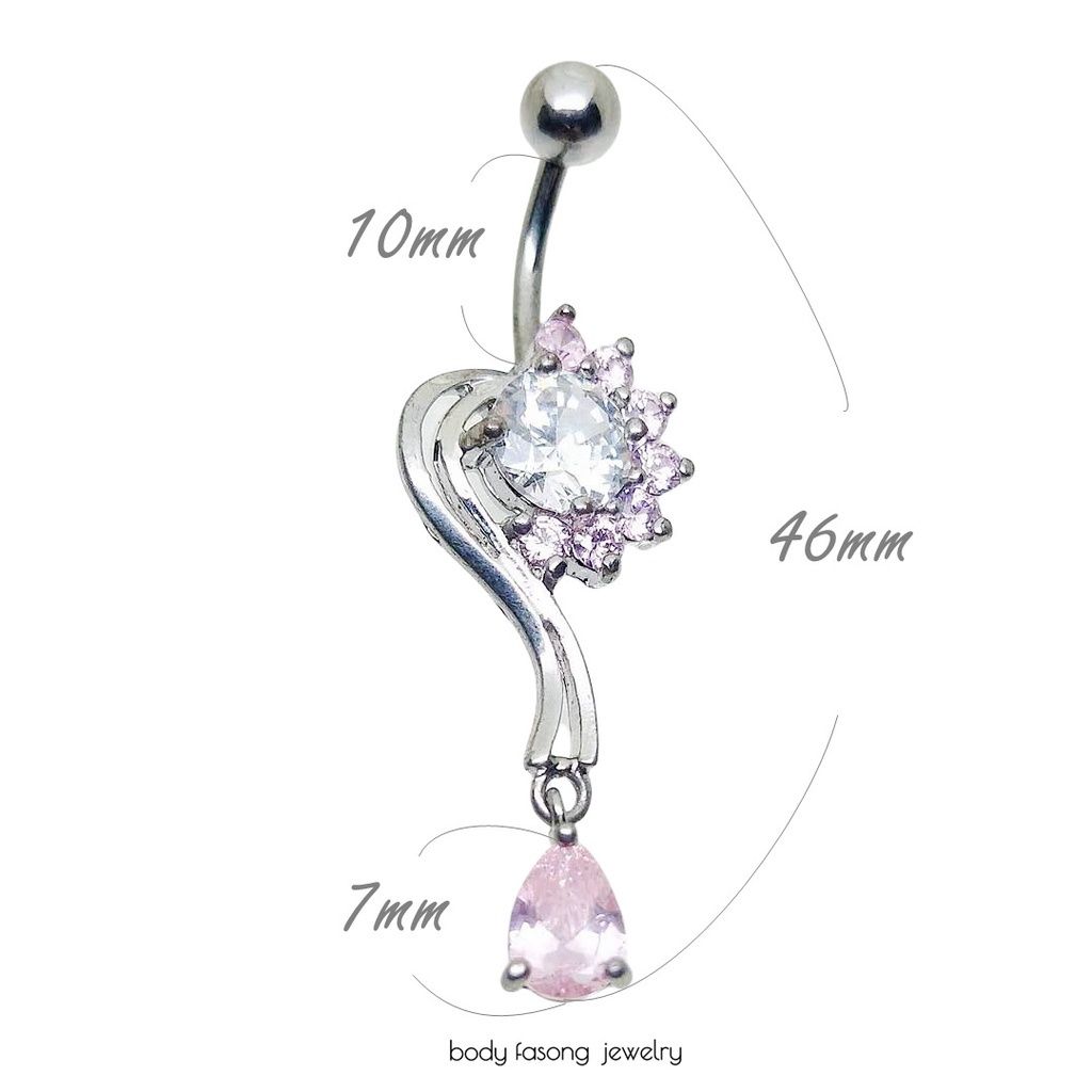 肚臍環-星燦 尺寸