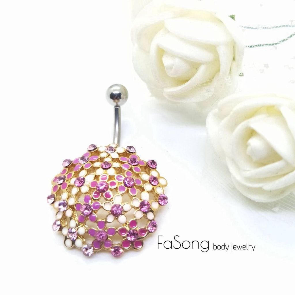 幸福花嫁-肚臍環