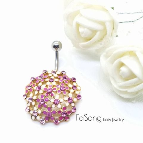 幸福花嫁-肚臍環