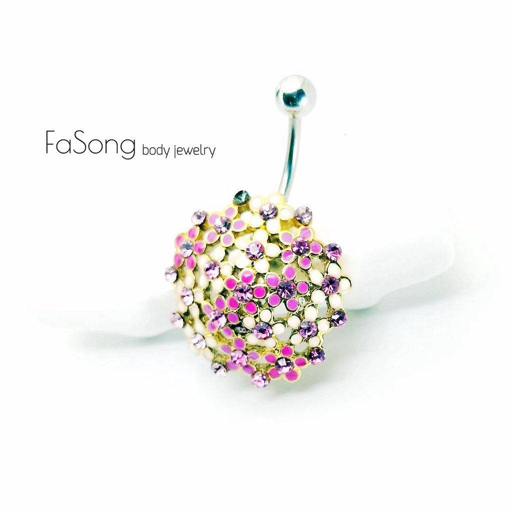 幸福花嫁-肚臍環