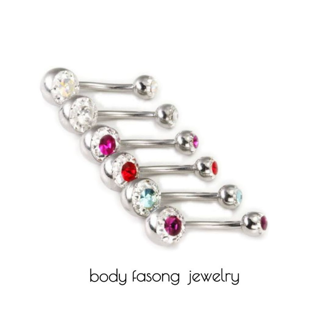 多重鑽面-肚臍環