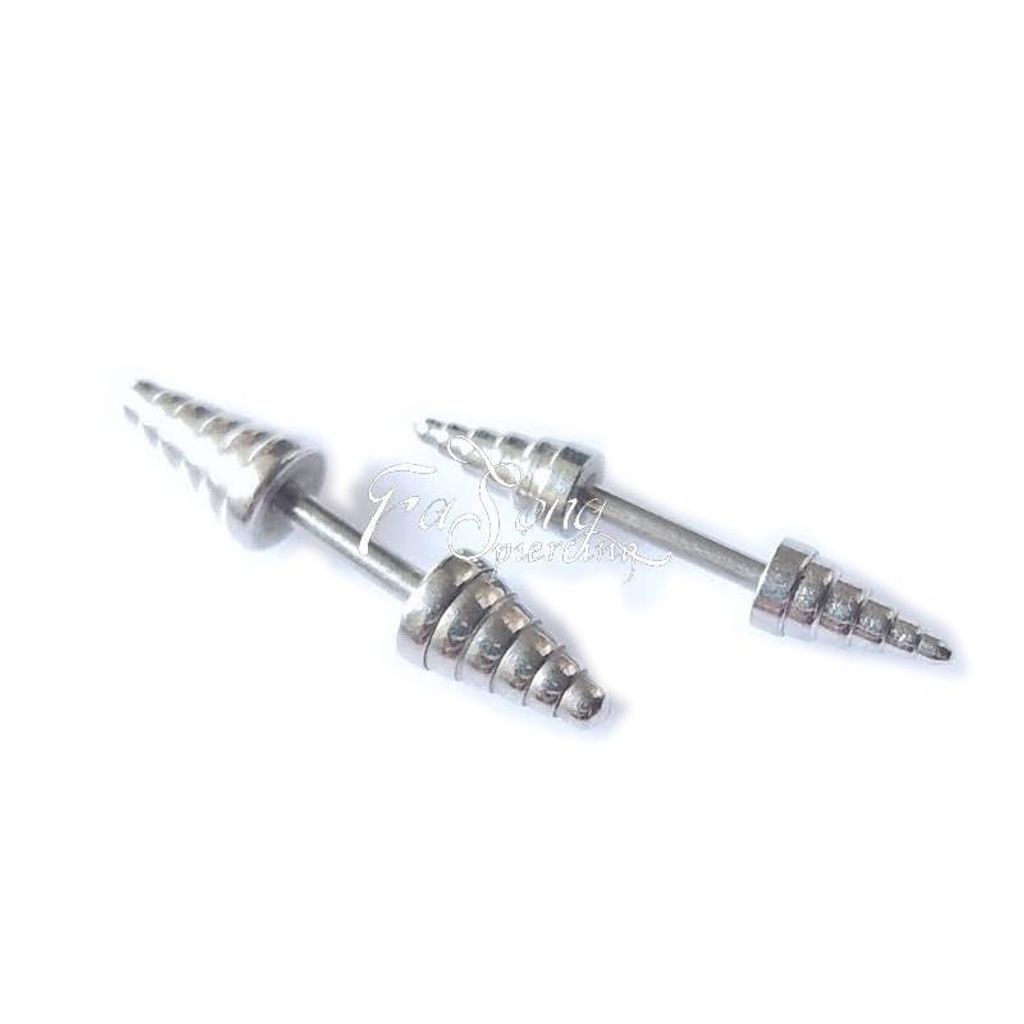 軟骨 鼻樑環 眉環 唇環-16G螺旋錐