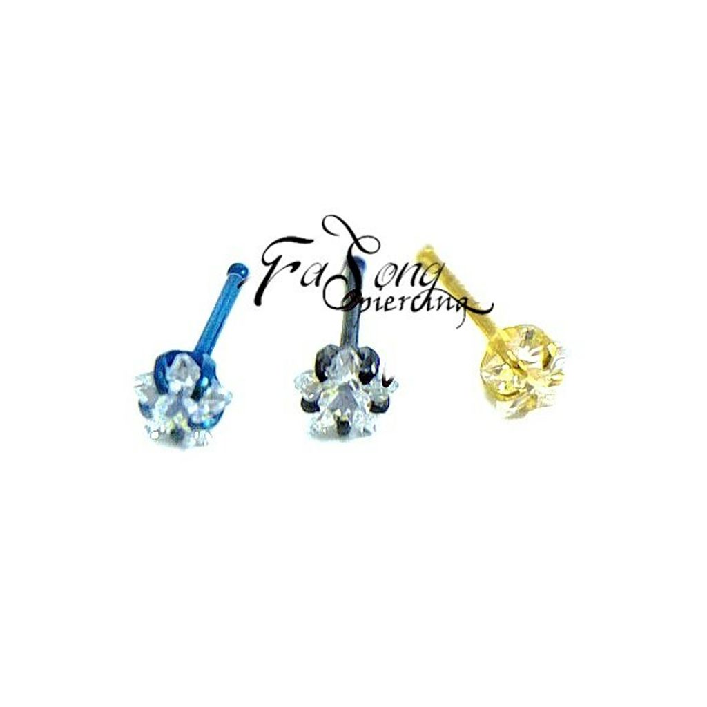 鼻環 鼻翼環-星星小鋯石