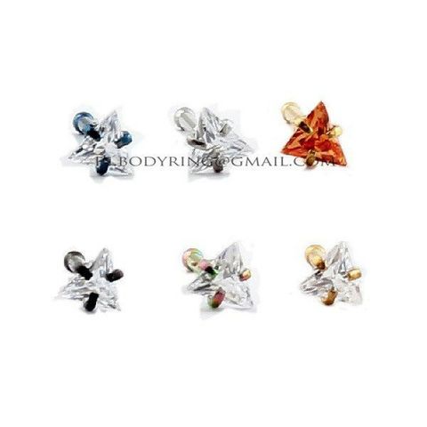 三角小鋯石-鼻環