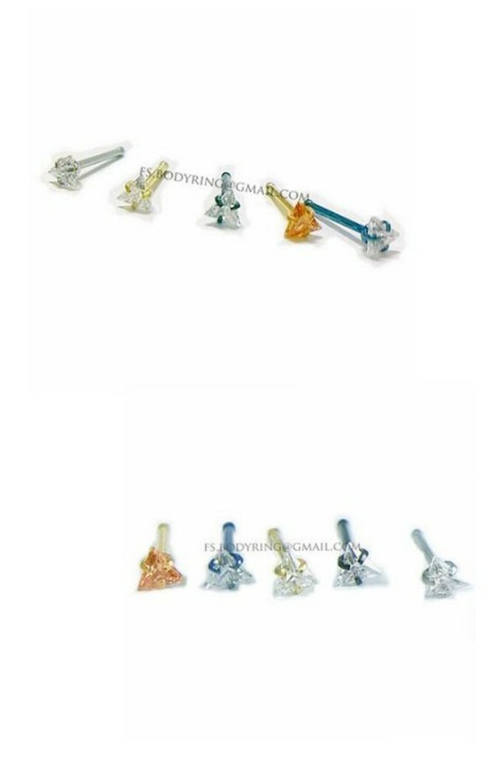 三角小鋯石-鼻環