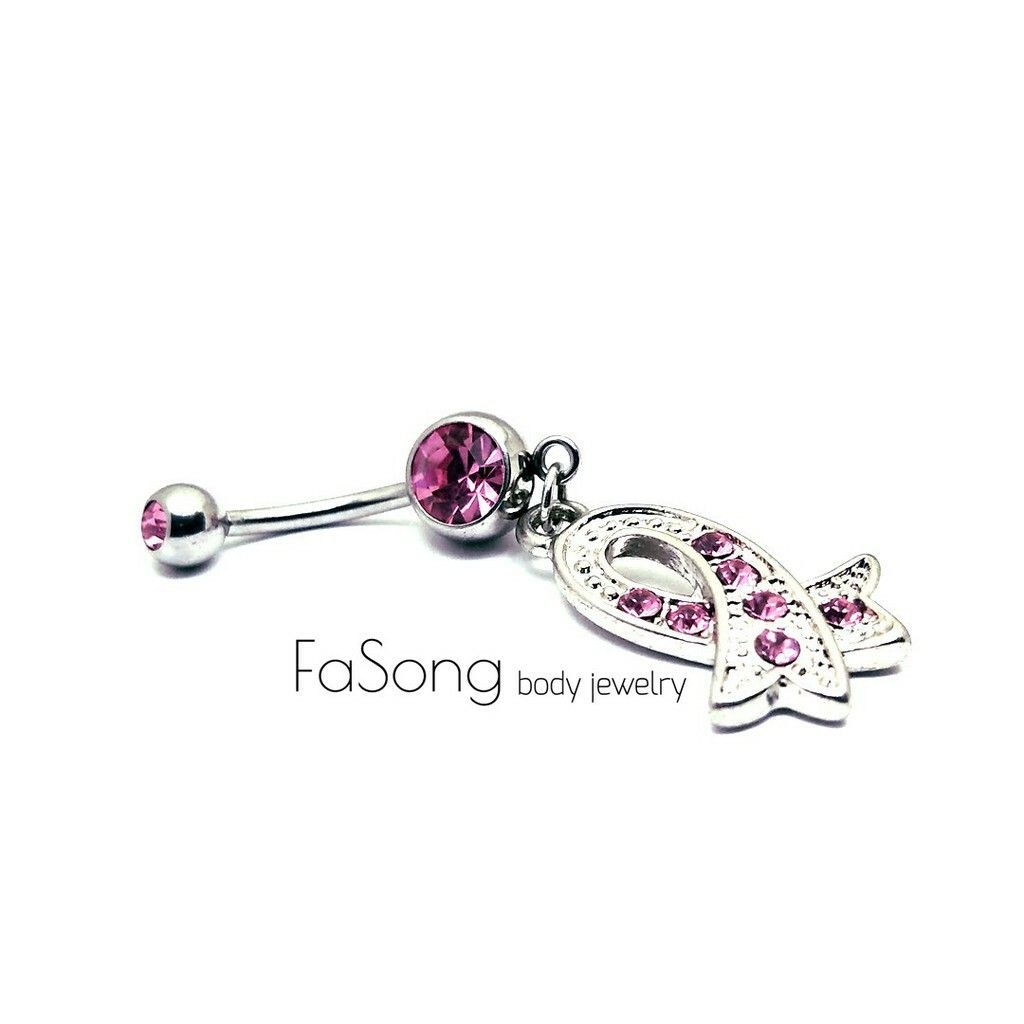 肚臍環 全球防治乳腺癌標誌