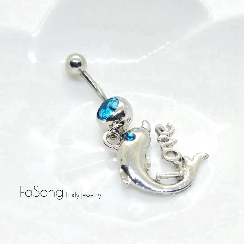 海豚灣戀人 肚臍環