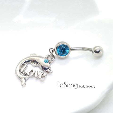 海豚灣戀人 肚臍環