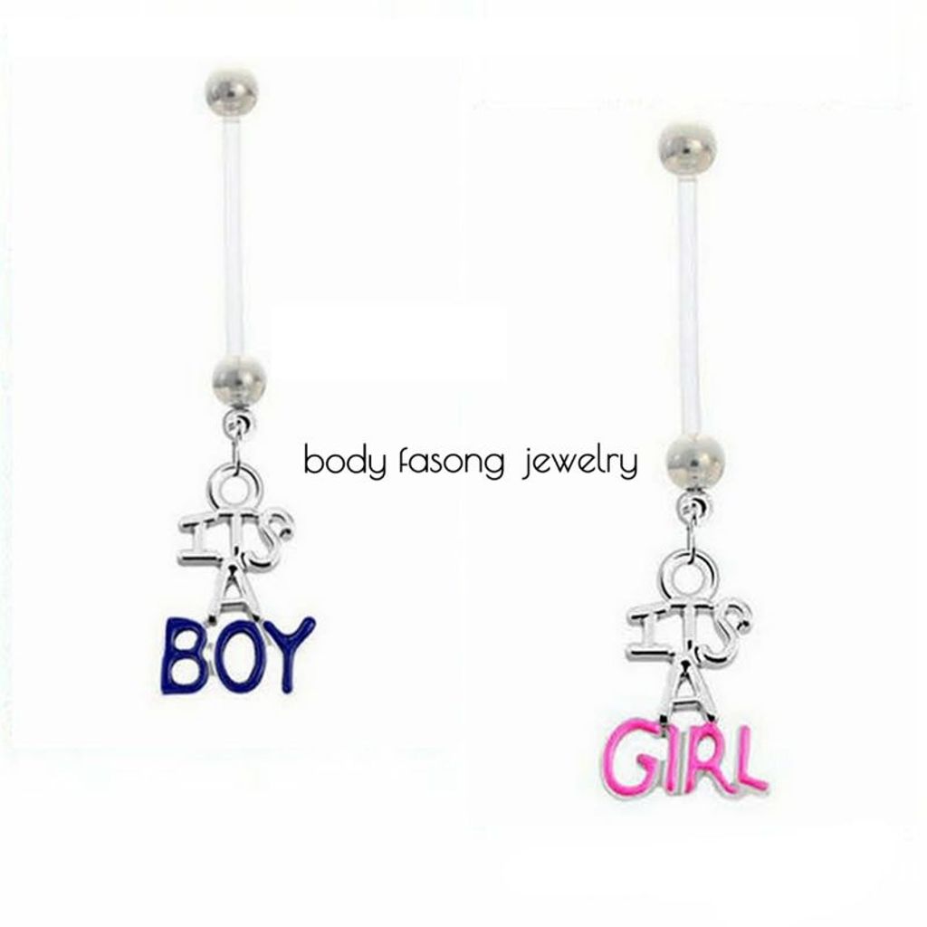 孕婦用肚臍環 BOY-GIRL