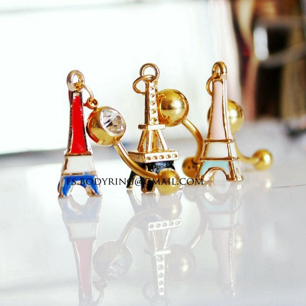 肚臍環-艾菲爾鐵塔