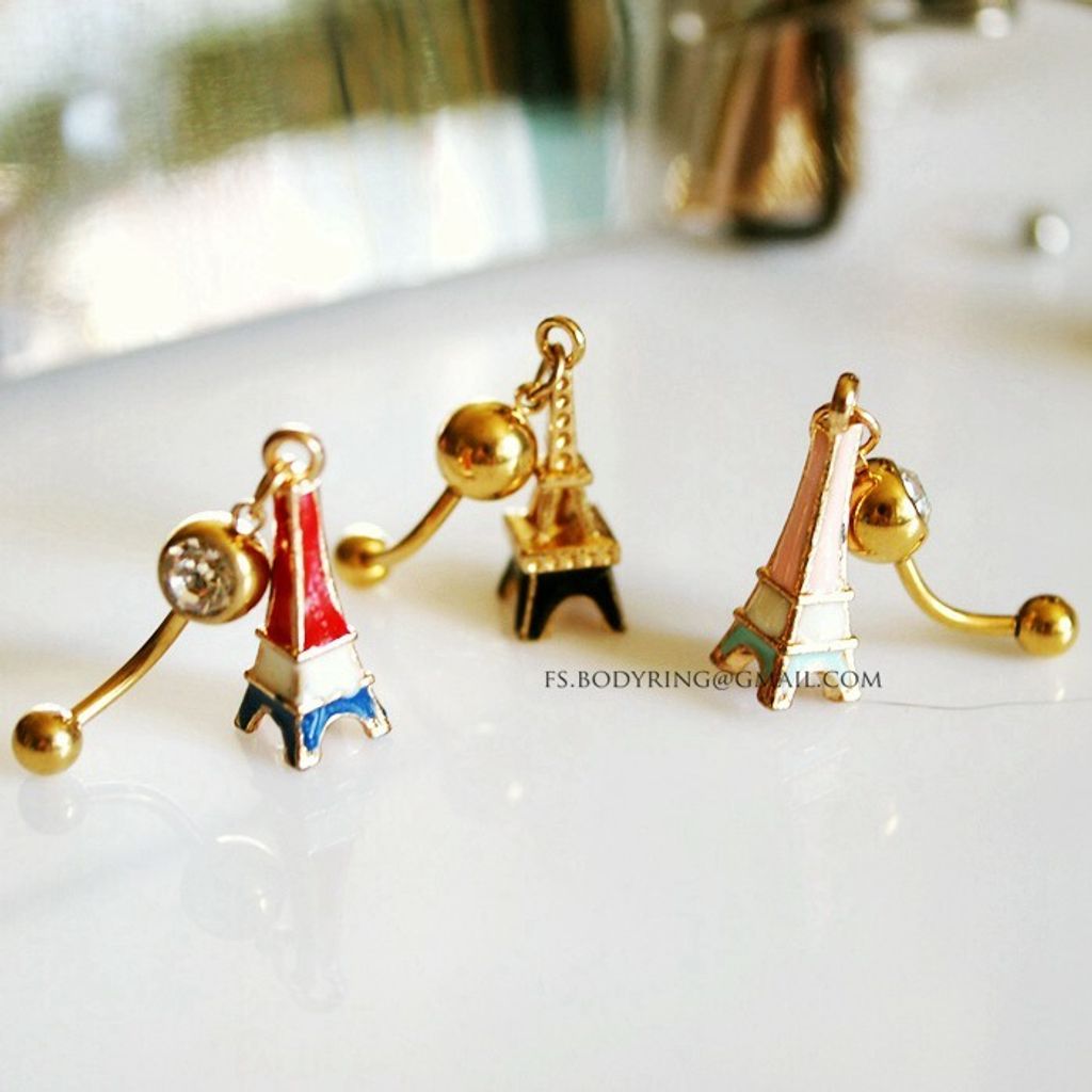 肚臍環-艾菲爾鐵塔