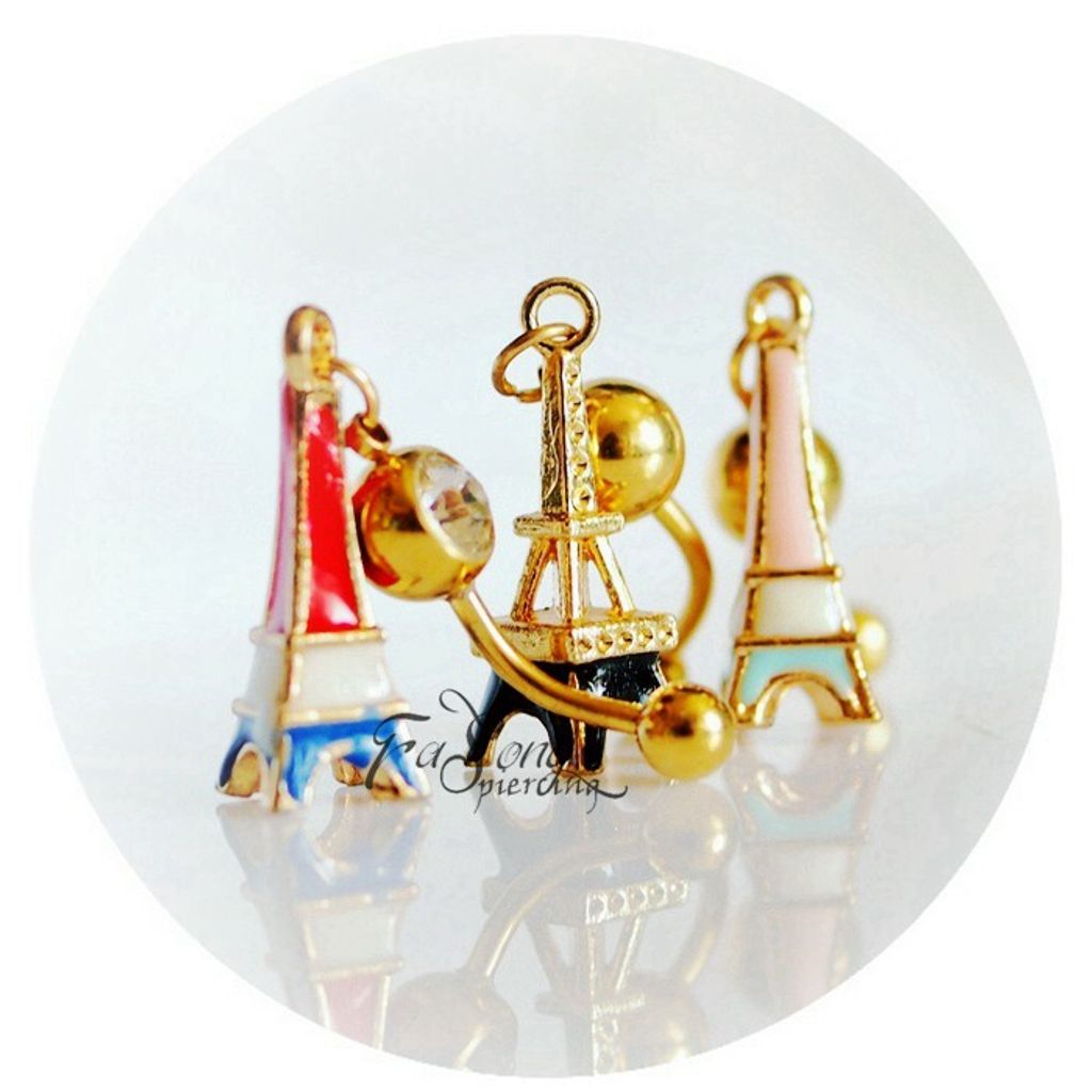 肚臍環-艾菲爾鐵塔