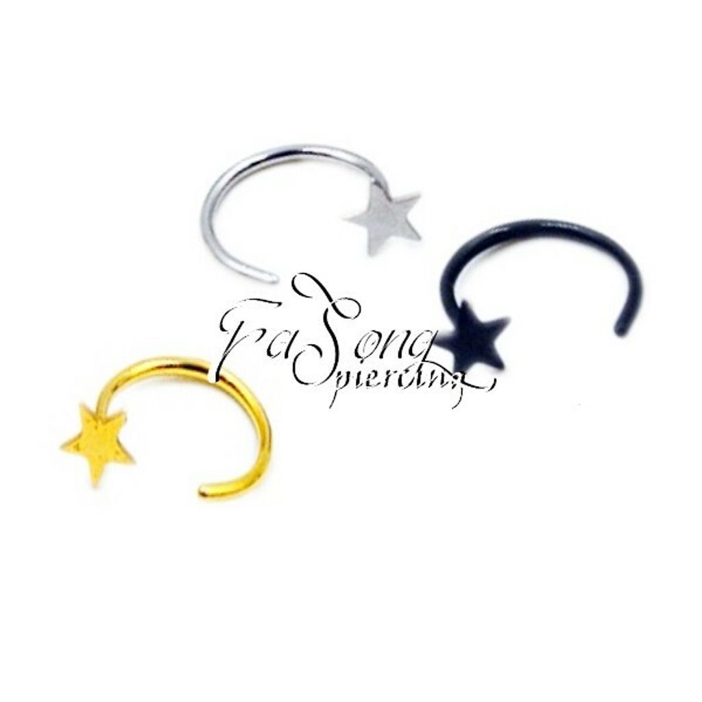 星星 側鼻環