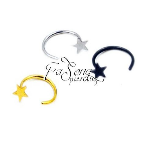 星星 側鼻環