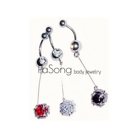 肚臍環 冰姬之心