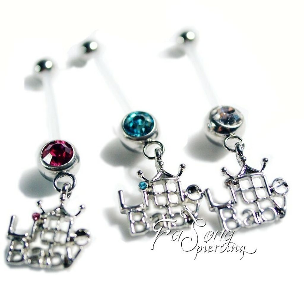 懷孕肚臍環 超長-Little Baby