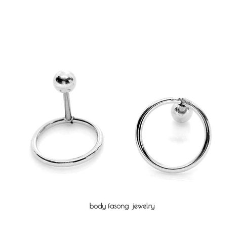耳輪 耳屏 16G圓