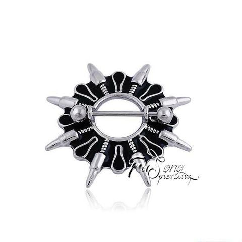 乳環 乳頭罩 14G銀彈冥盾