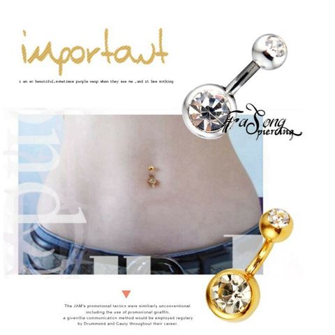 6mm超短針-肚臍環