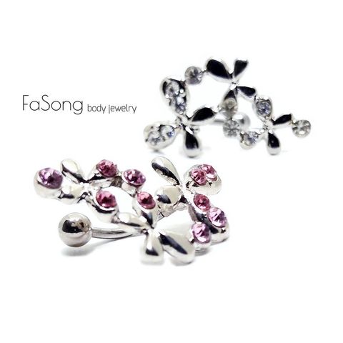 花亦蝶 反戴肚臍環