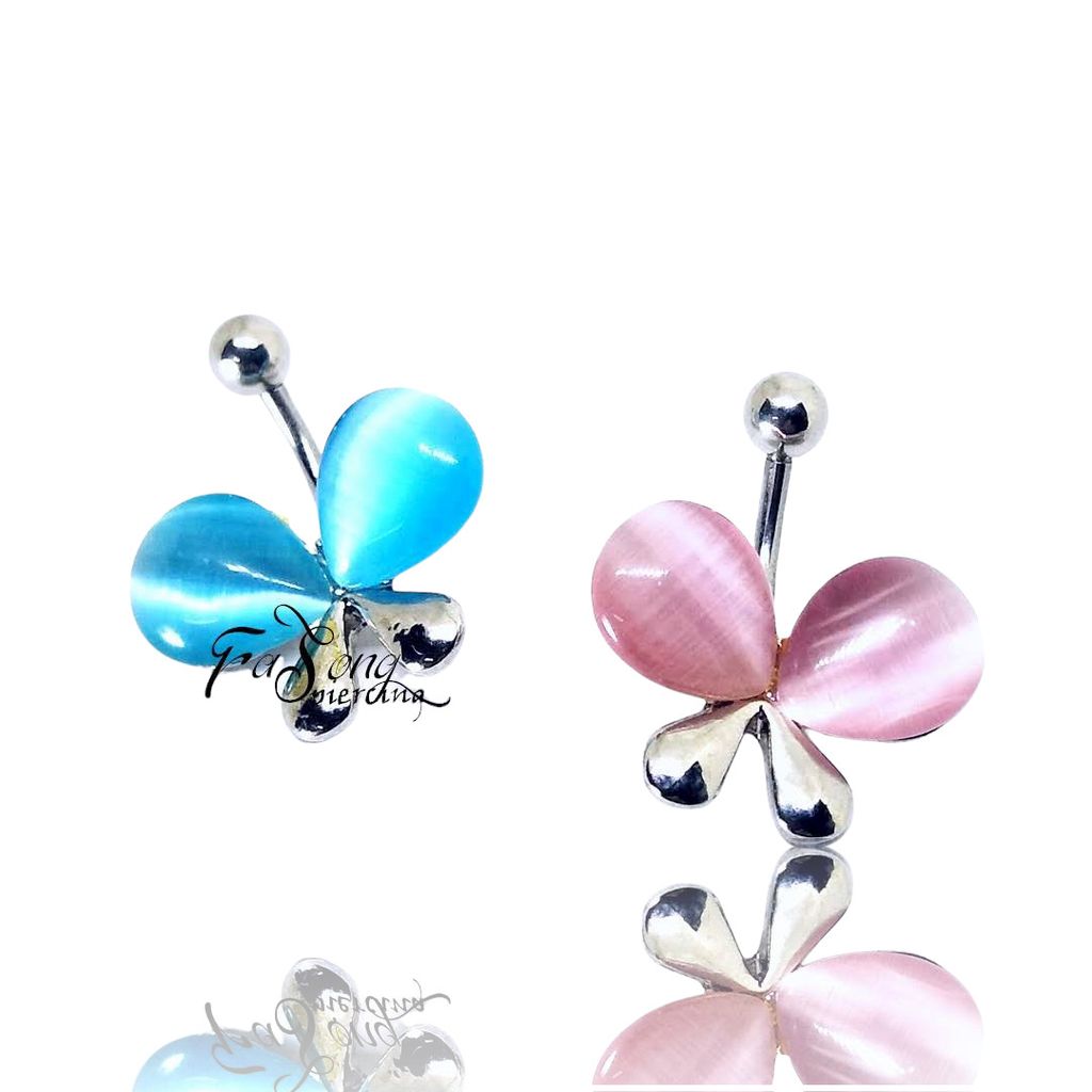 貓眼冰蝶 肚臍環