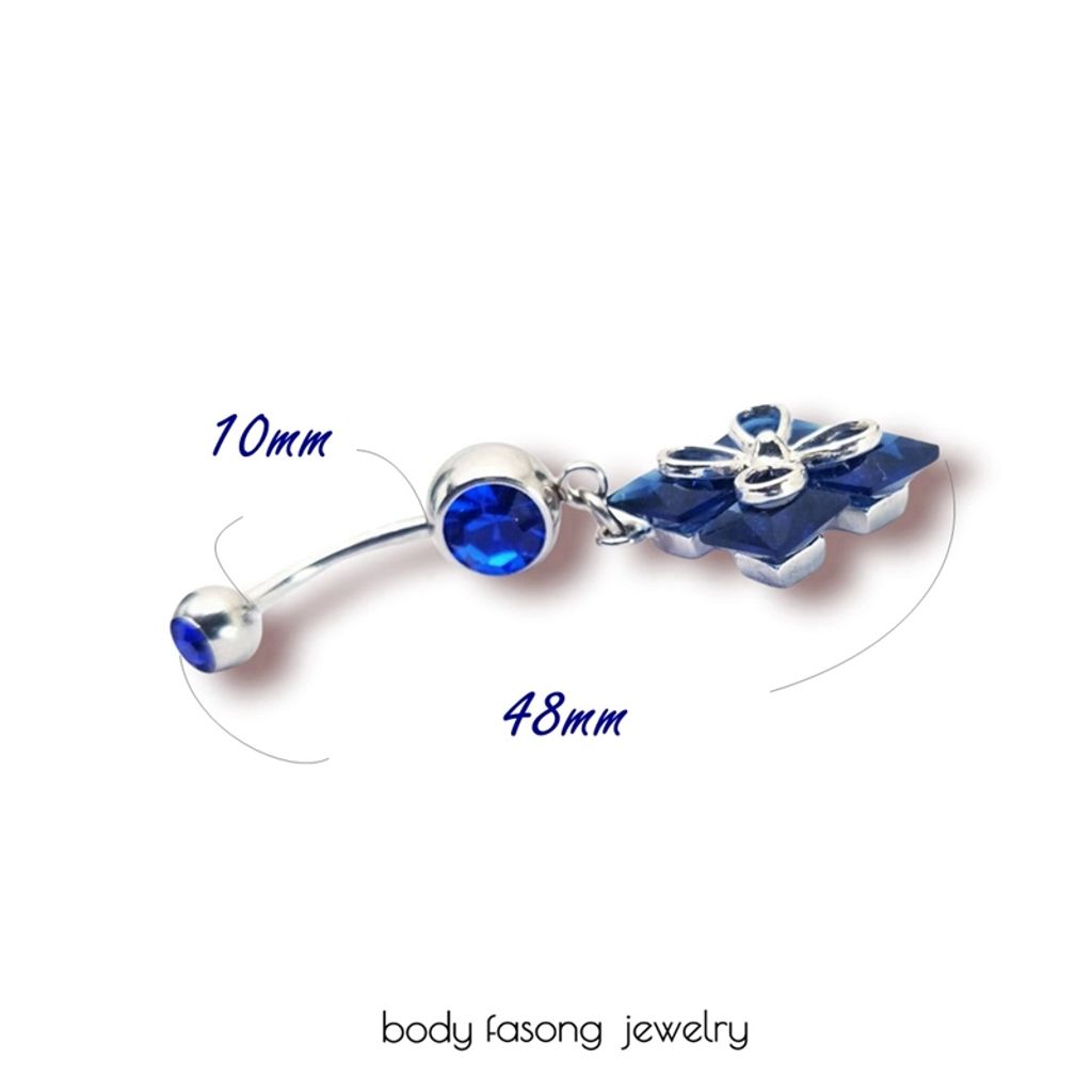 肚臍環-光影-尺寸