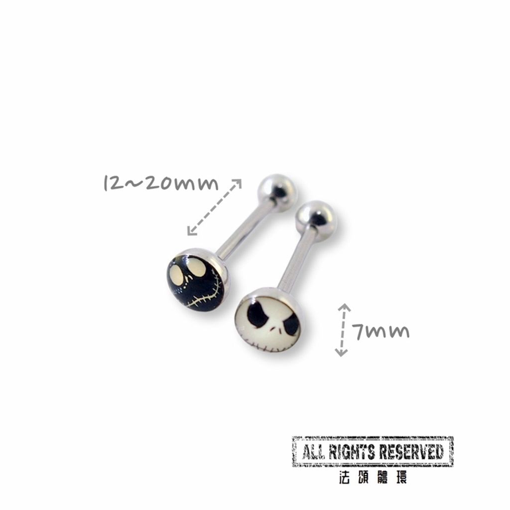 聖誕夜驚魂舌環尺寸