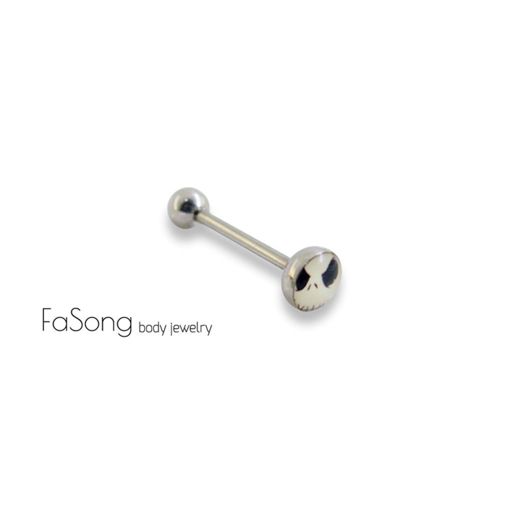 聖誕夜驚魂舌環白色