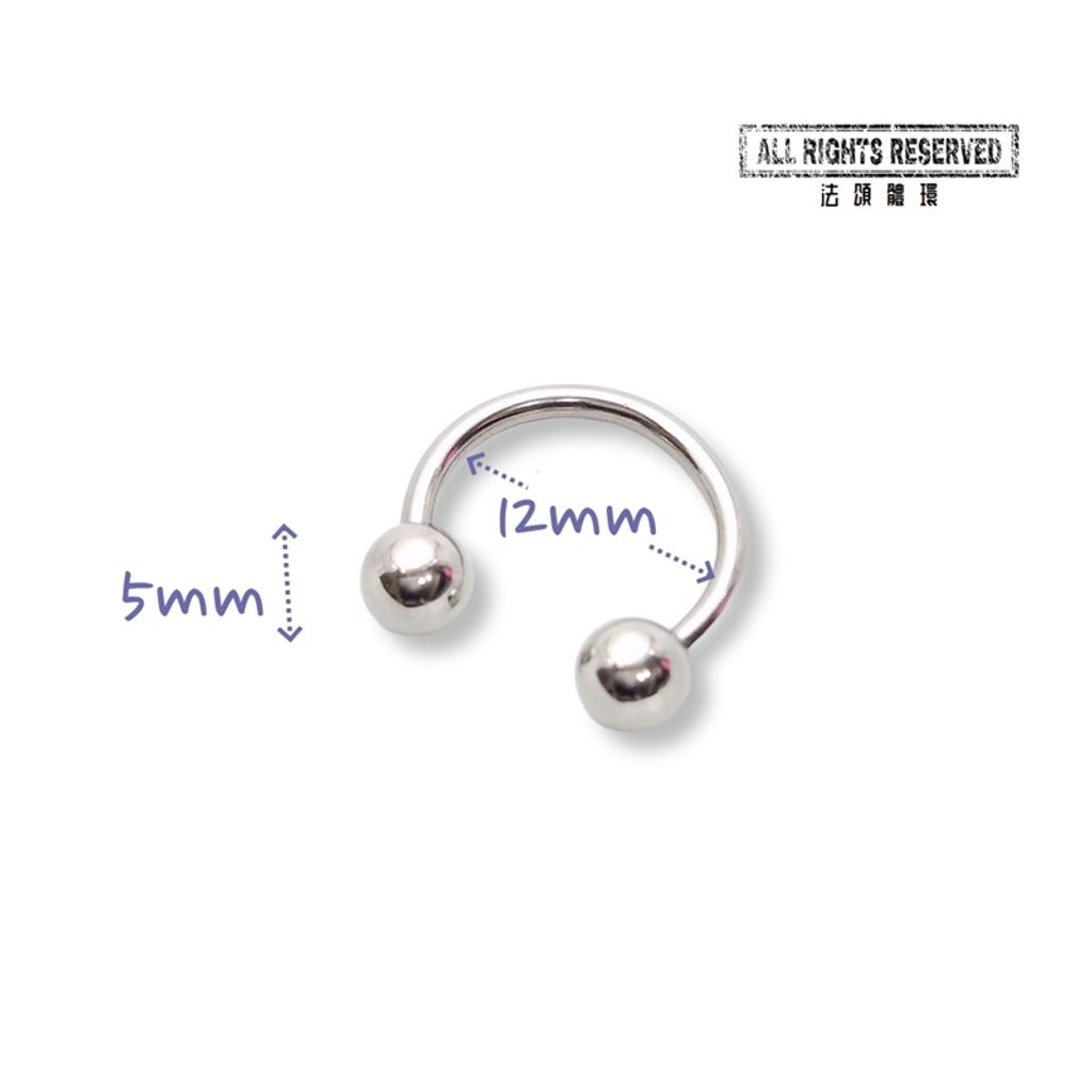 14G鋼珠-乳環 鼻環-內徑12mm_5
