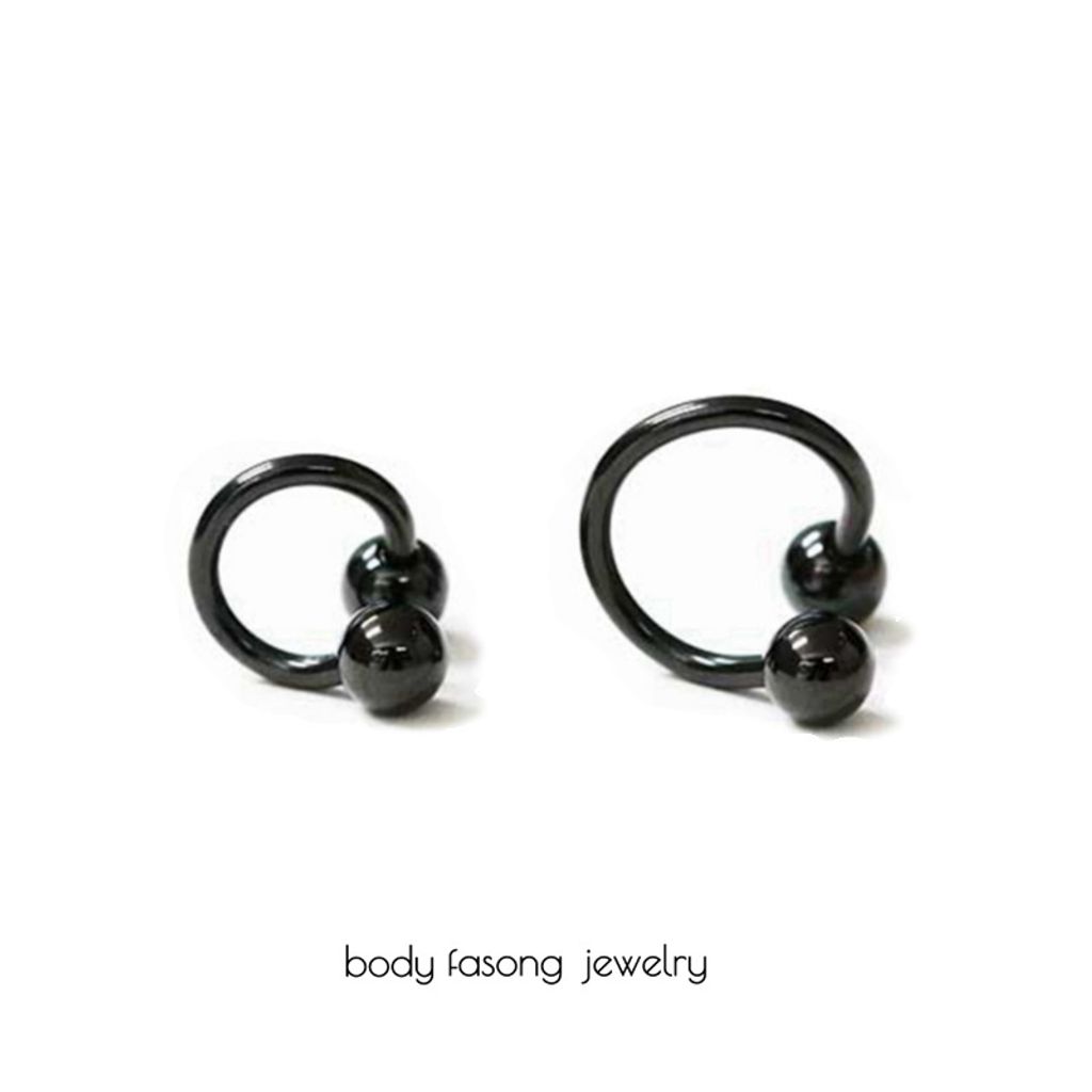 黑鈦鋼珠-螺旋槓鈴