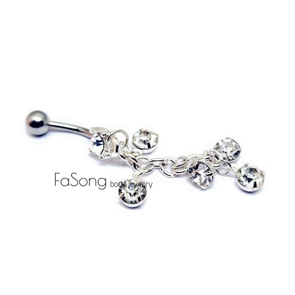 串串葡萄 肚臍環