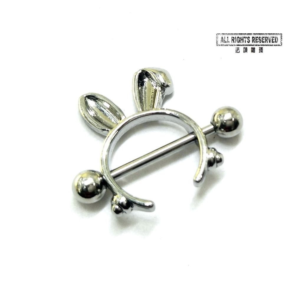 乳環-兔耳朵_鋼