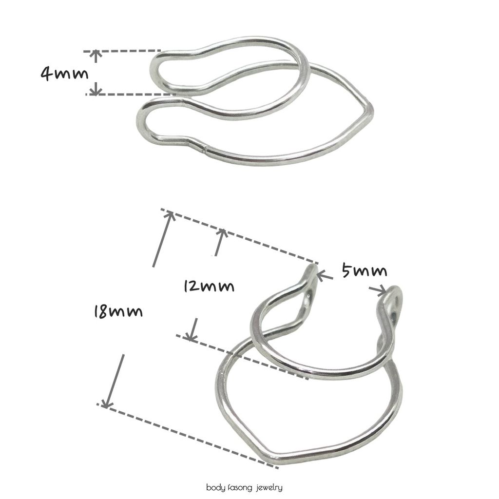 假鼻中膈環_幾何 尺寸