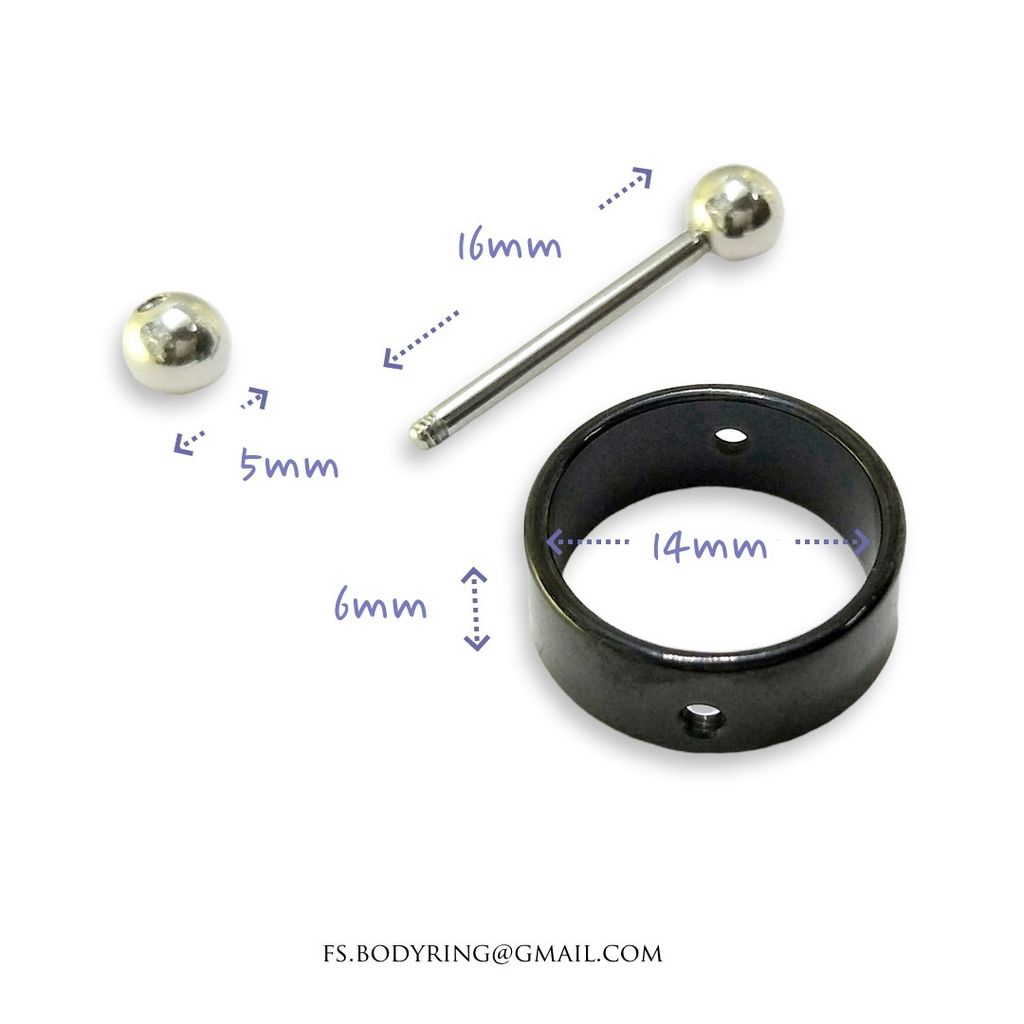 乳環-方寸 尺寸