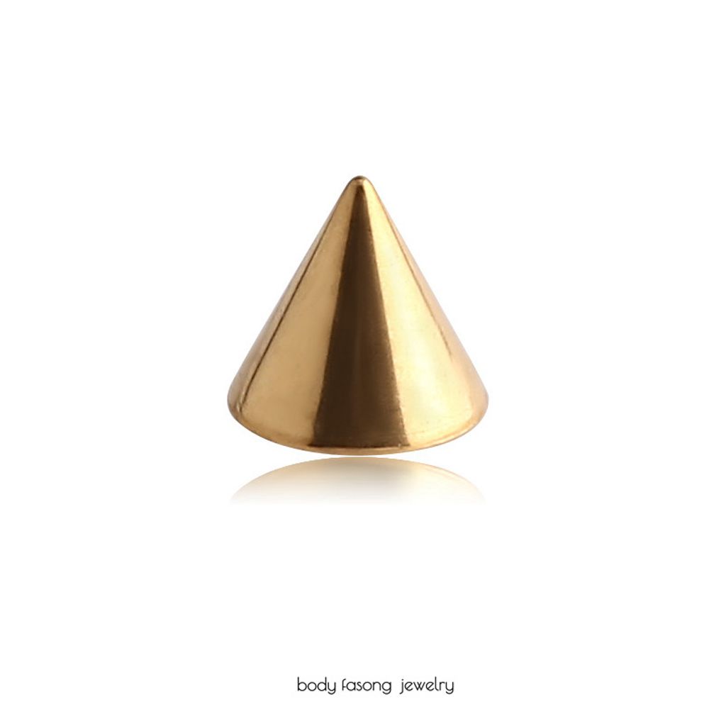 體環配件-金色錐