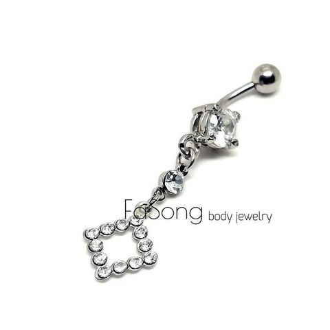 肚臍環 菱鑽