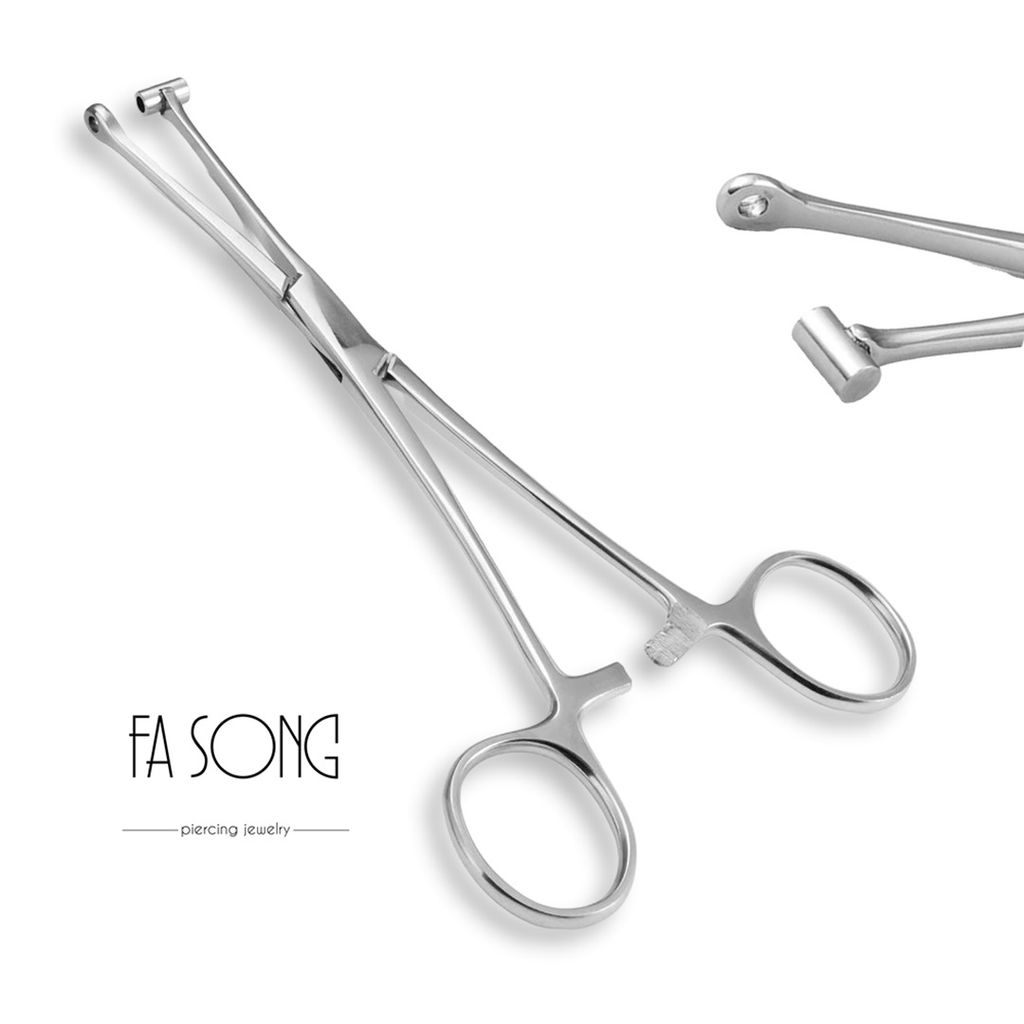 桶式耳屏穿刺鋼鉗