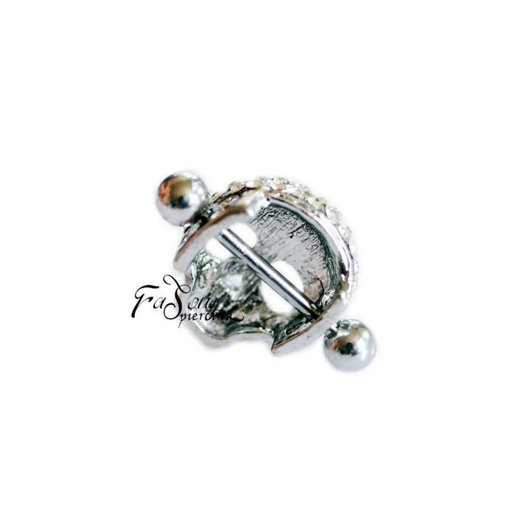 滿鑽骷髏-乳頭罩