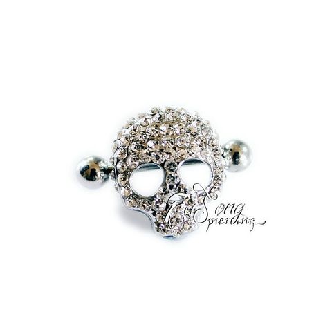 滿鑽骷髏-乳頭罩